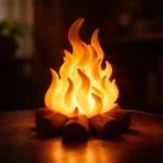 Cozy Campfire Table Lamp RGB Edition2