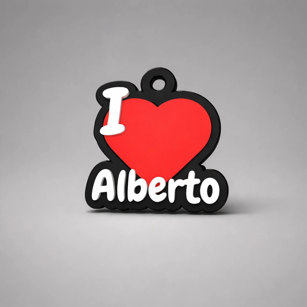 Custom Name 3D Keychain Signature Edition1