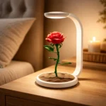 "Enchanted Rose" Table Lamp: RGB Floating Canopy Edition