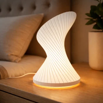 Vortex Light - 3D Printed RGB Spiral Accent Lamp for Bedroom & Living Room