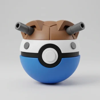 Blastoise Pokéball & Card Display