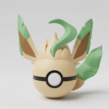 Leafeon Pokéball & Card Display