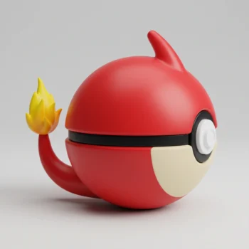 Charmeleon Pokéball & Card Display