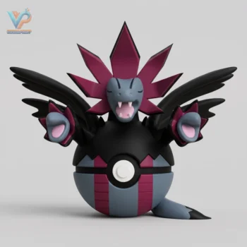 Hydreigon Pokéball Fan Art Figure