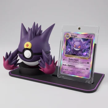 Mega Gengar Pokéball & Card Display<span> - </span>Set (Pokéball + Dual Base & Card)