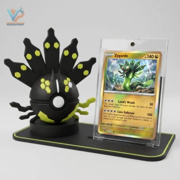 Zygarde Pokéball & Card Display<span> - </span>Set (Pokéball + Dual Base & Card)